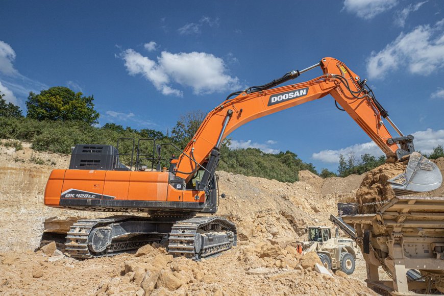 New Best-in-Class Doosan DX420LC-7 Stage V Excavator